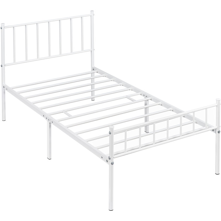 Ebern Designs Sav 14'' Minimalist Bed Frame with Headboard and